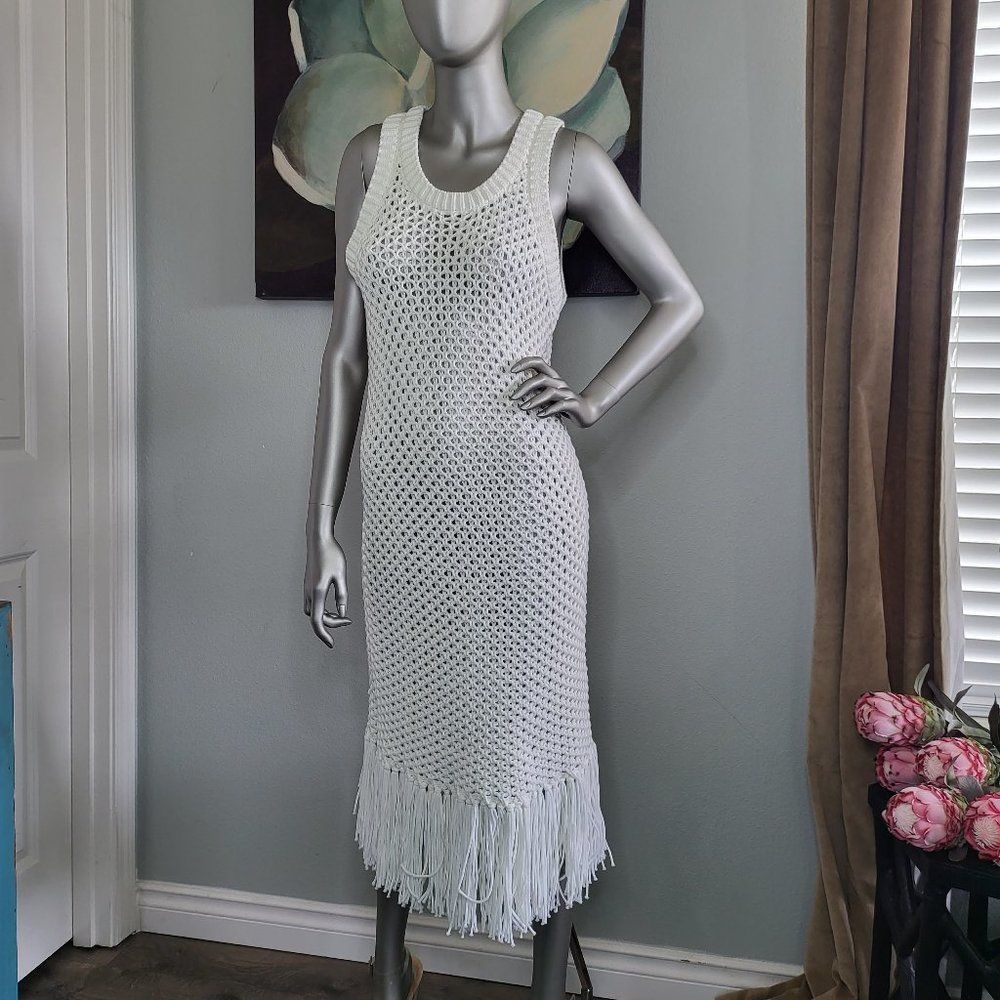Michael Kors Sleeveless Crochet Dress